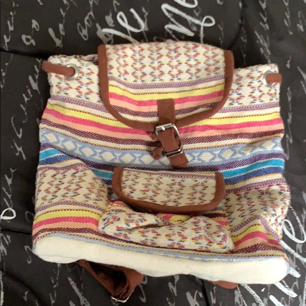 Colorful book bag